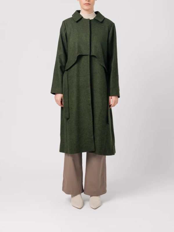 BARBI COAT VERDE INGLES