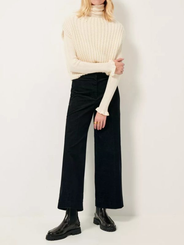 ALVELVET PANTS BLACK