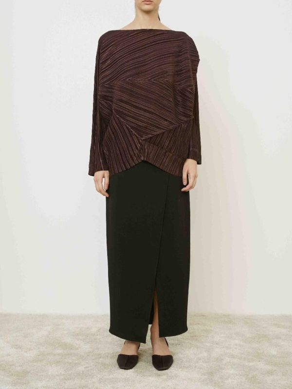 M5IY18 BLUSA BORGOGNA